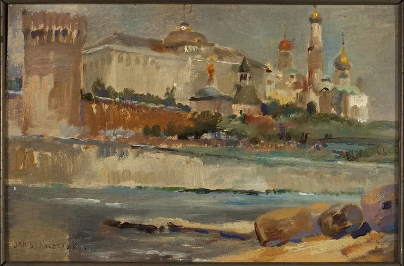 View of the Kremlin, by Jan Stanisławski