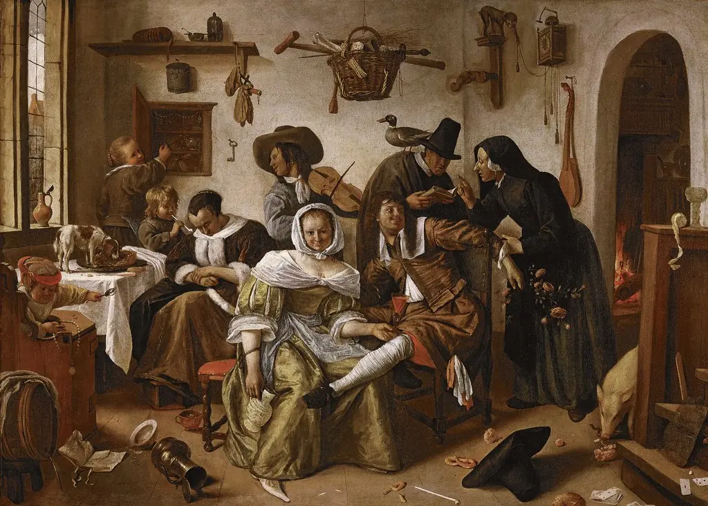 Beware of Luxury (“In Weelde Siet Toe”), by Jan Steen