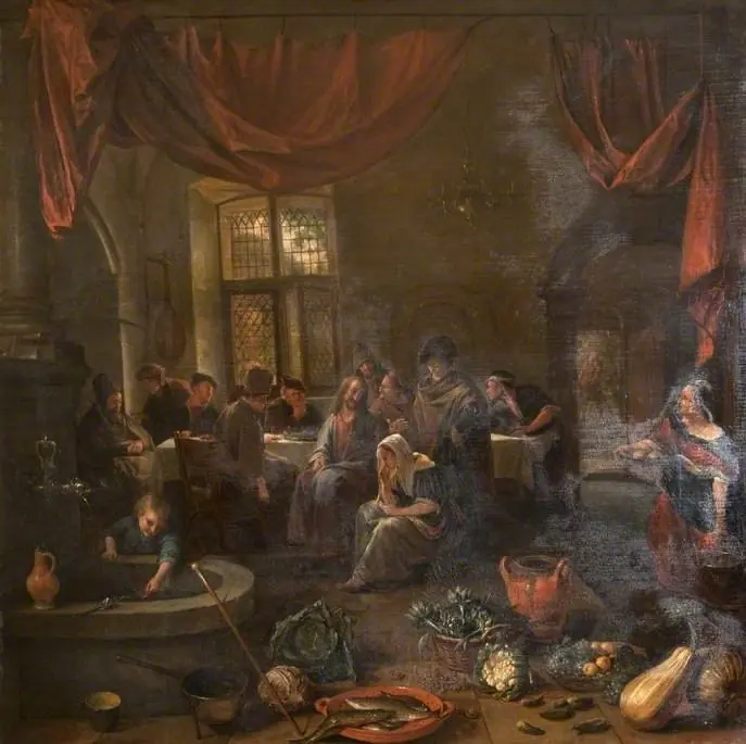 Christ in the House of Mary and Martha, by Jan Steen