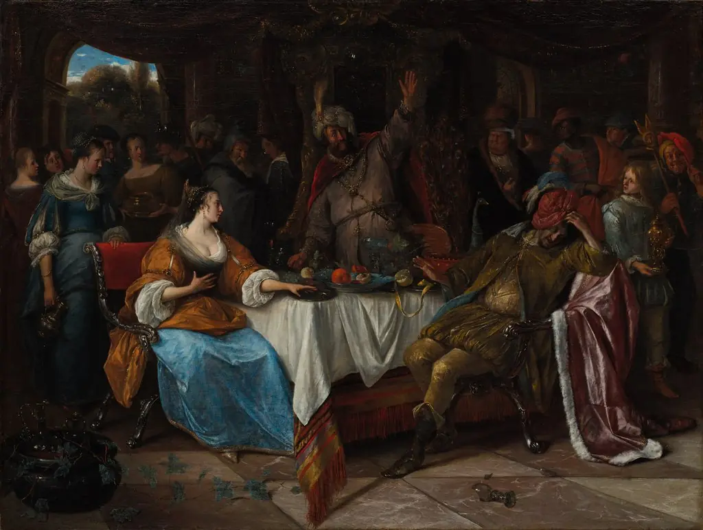 Esther, Ahasuerus, and Haman, by Jan Steen
