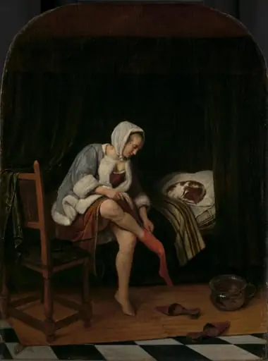 Het toilet, by Jan Steen