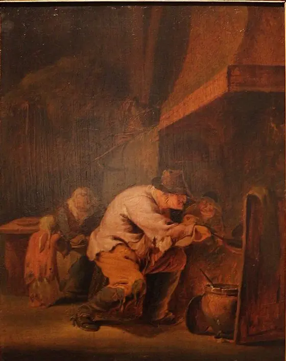 Homem cozinhando, by Jan Steen
