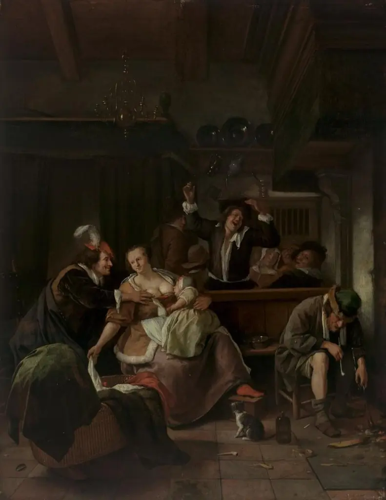 Interior, by Jan Steen