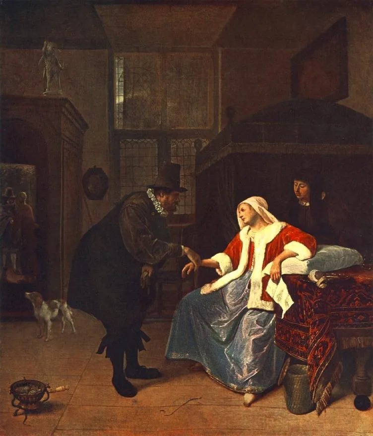Love Sickness, by Jan Steen, oil, 1660