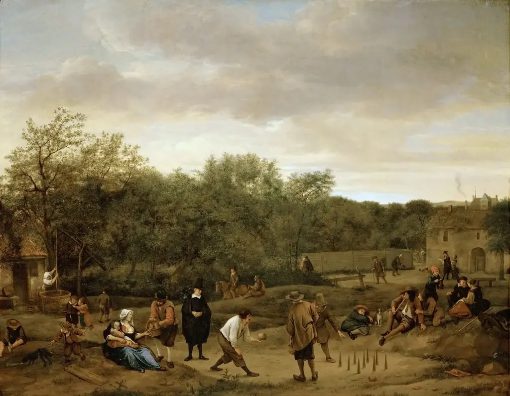 Peasants playing Skittles, by Jan Steen