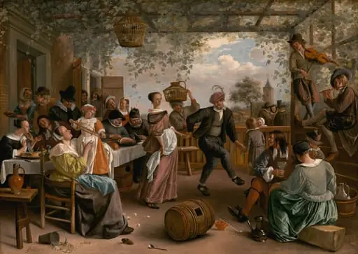 The Dancing Couple, by Jan Steen