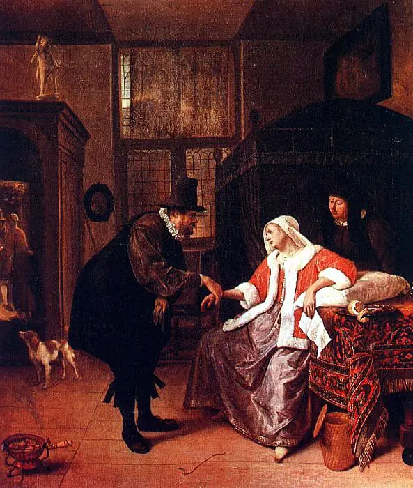 The Doctor's Visit (Alte Pinakothek), by Jan Steen