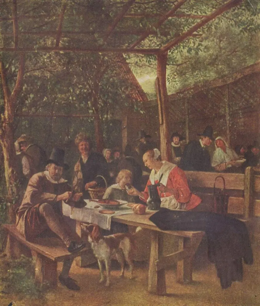 The Inn Garden, by Jan Steen