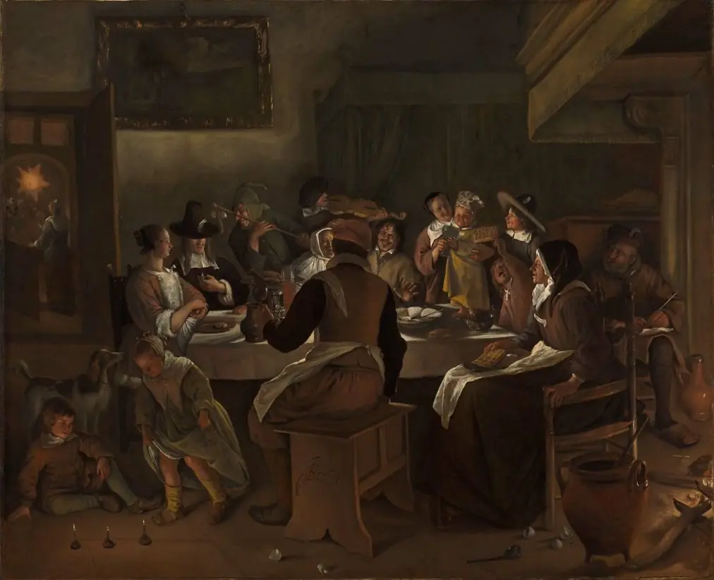 Twelfth-Night Feast, by Jan Steen