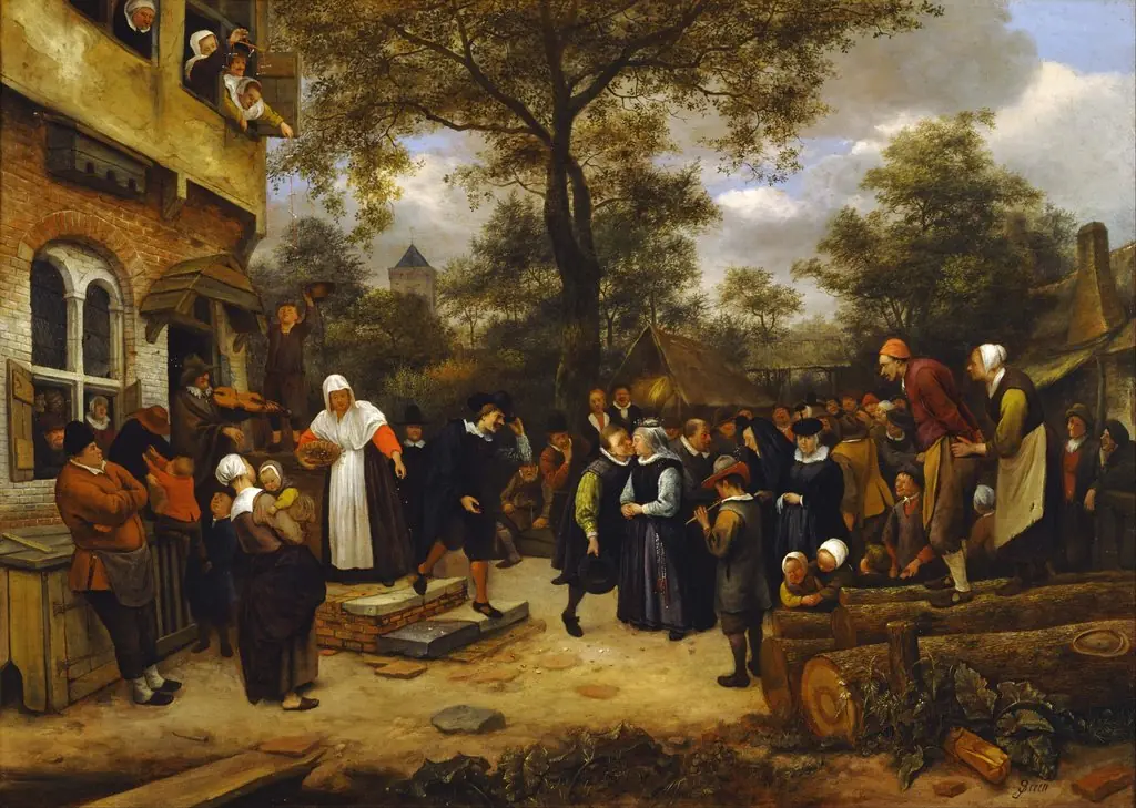Village Wedding, by Jan Steen