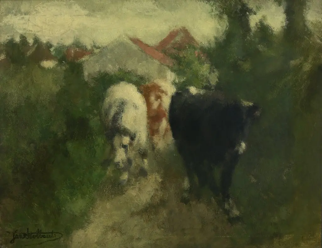 Sunken Road, by Jan Stobbaerts