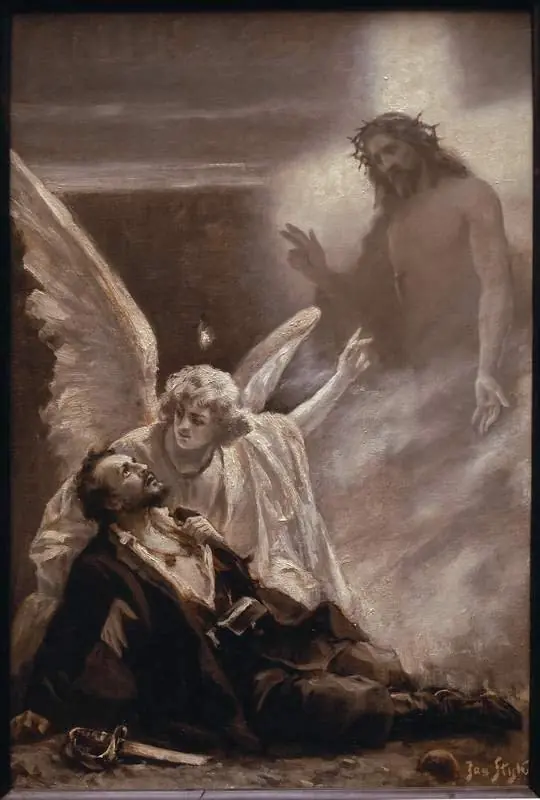 Allegorical scene – Insurgent's death, by Jan Styka