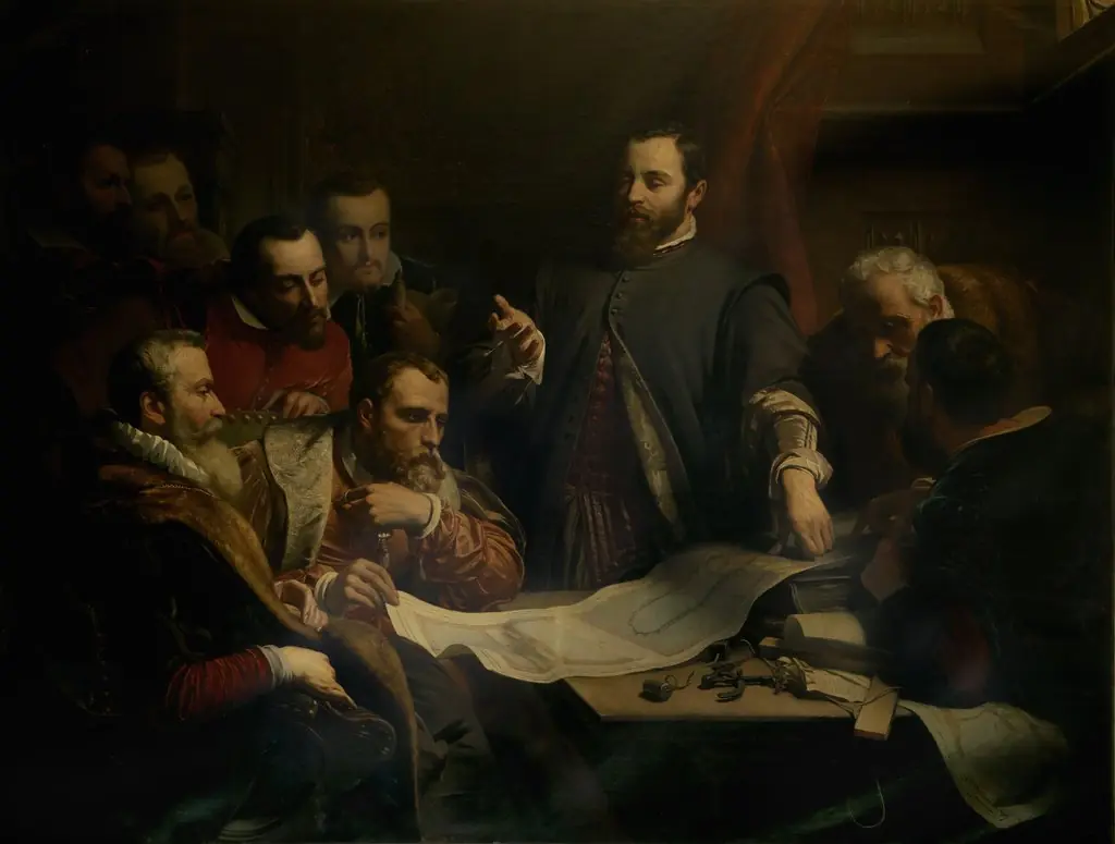 Scene from the life of Gilbert of Schoonbeke, by Jan Swerts