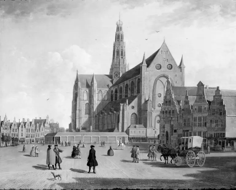 Grootekerk at Haarlem, by Jan ten Compe