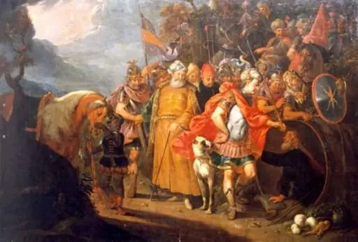 Alexandru cel Mare și Diogene, by Jan Thomas