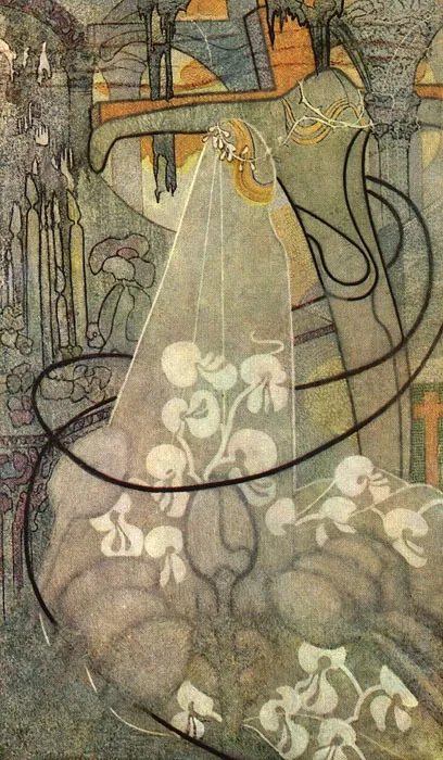 The Bride, by Jan Thorn Prikker, oil, 1896