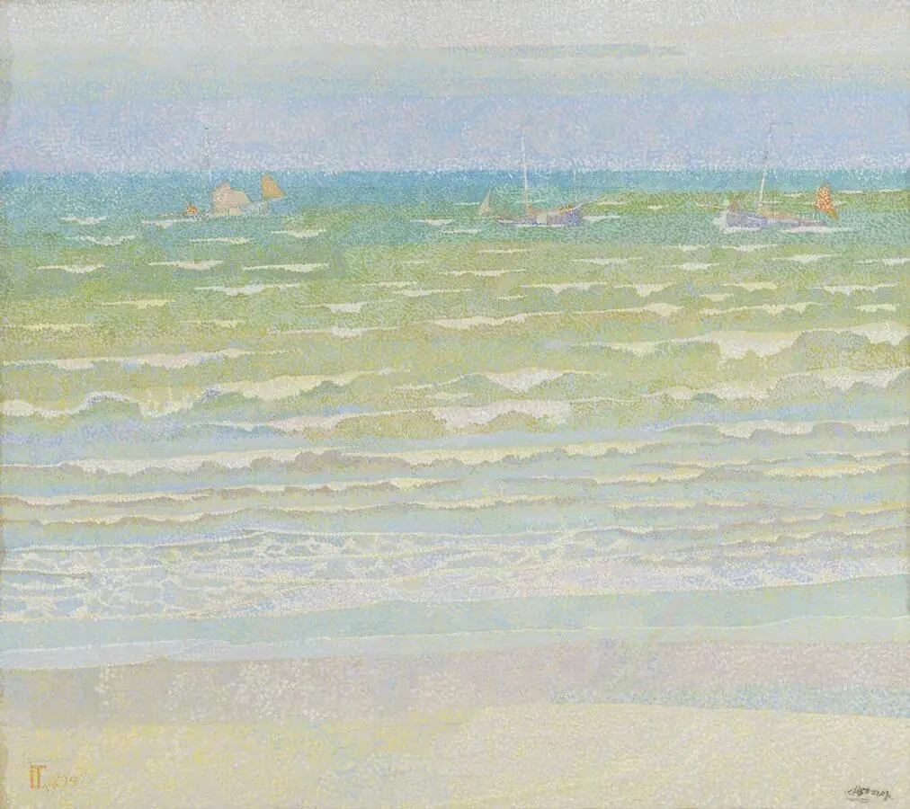 De zee, by Jan Toorop