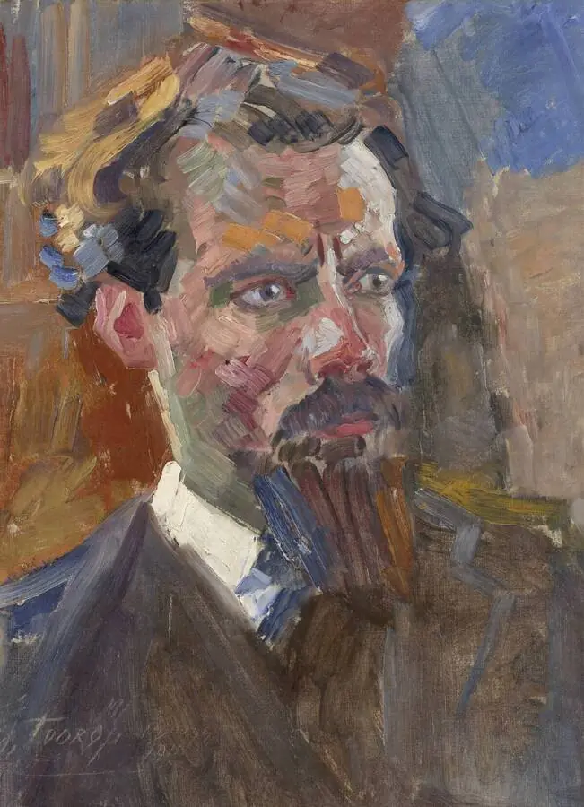 Portret van L. Lourijsen, by Jan Toorop