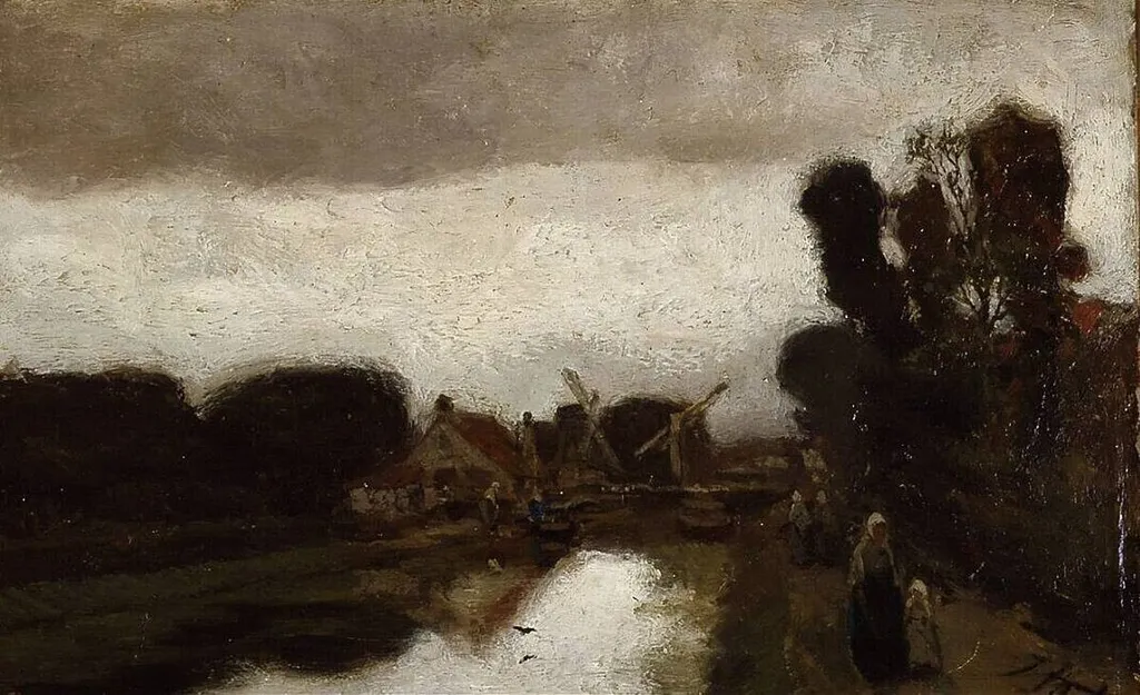 Vers le soir, by Jan Toorop, unspecified, 1892