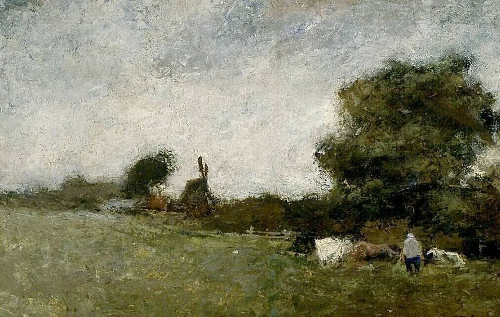 Weidelandschap, by Jan Toorop, unspecified, 1903