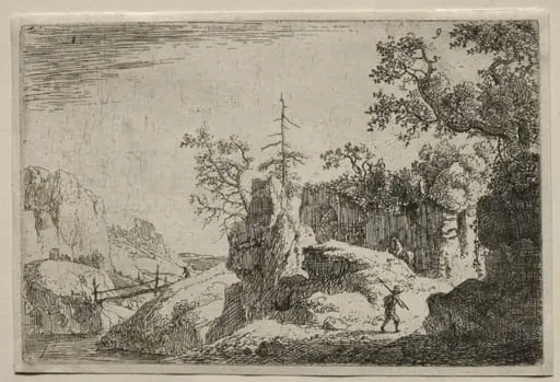 A Mountain Landscape, by Jan van Aken