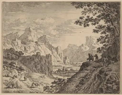 View of the River Rhine, by Jan van Aken