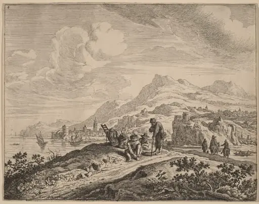 View of the River Rhine, by Jan van Aken