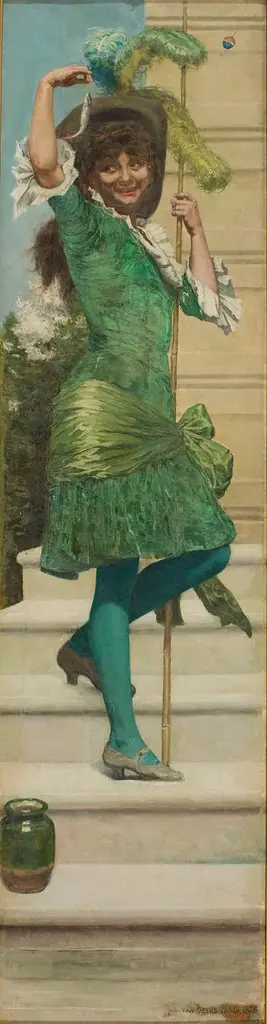 Fisherwoman, by Jan van Beers