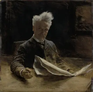 Henri Rochefort, French Journalist and Politician, by Jan van Beers, 1899