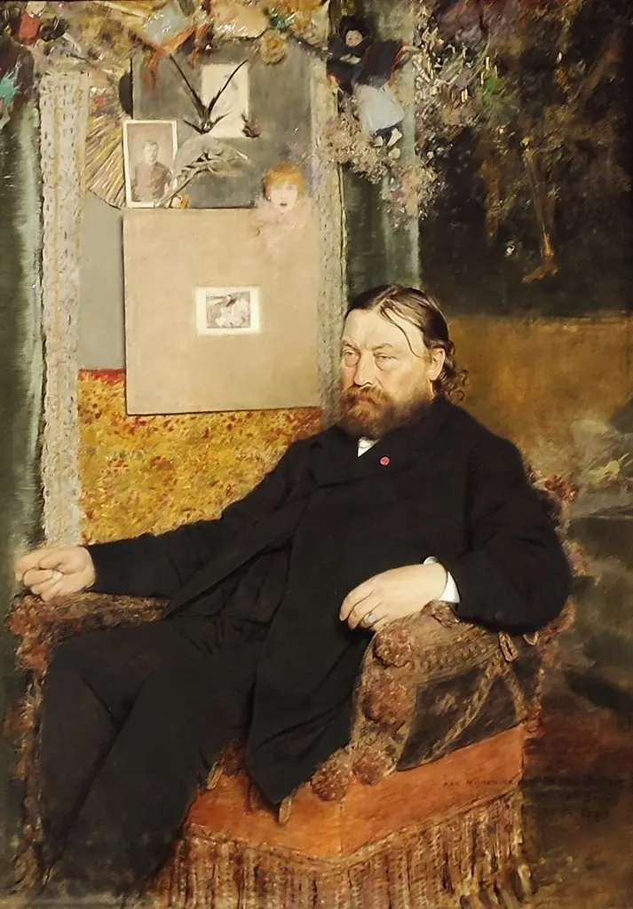 The composer Peter Benoit, by Jan van Beers