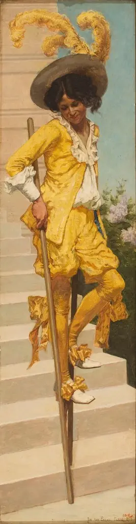 The Woman with Stilts, by Jan van Beers