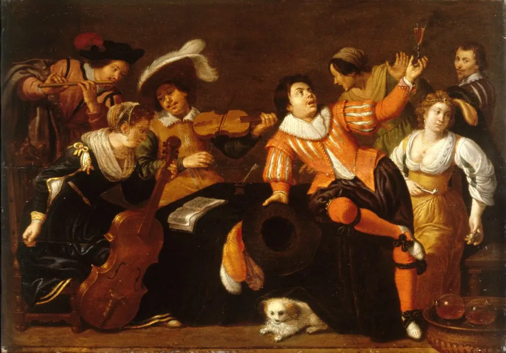 Merry Company, by Jan van Bijlert