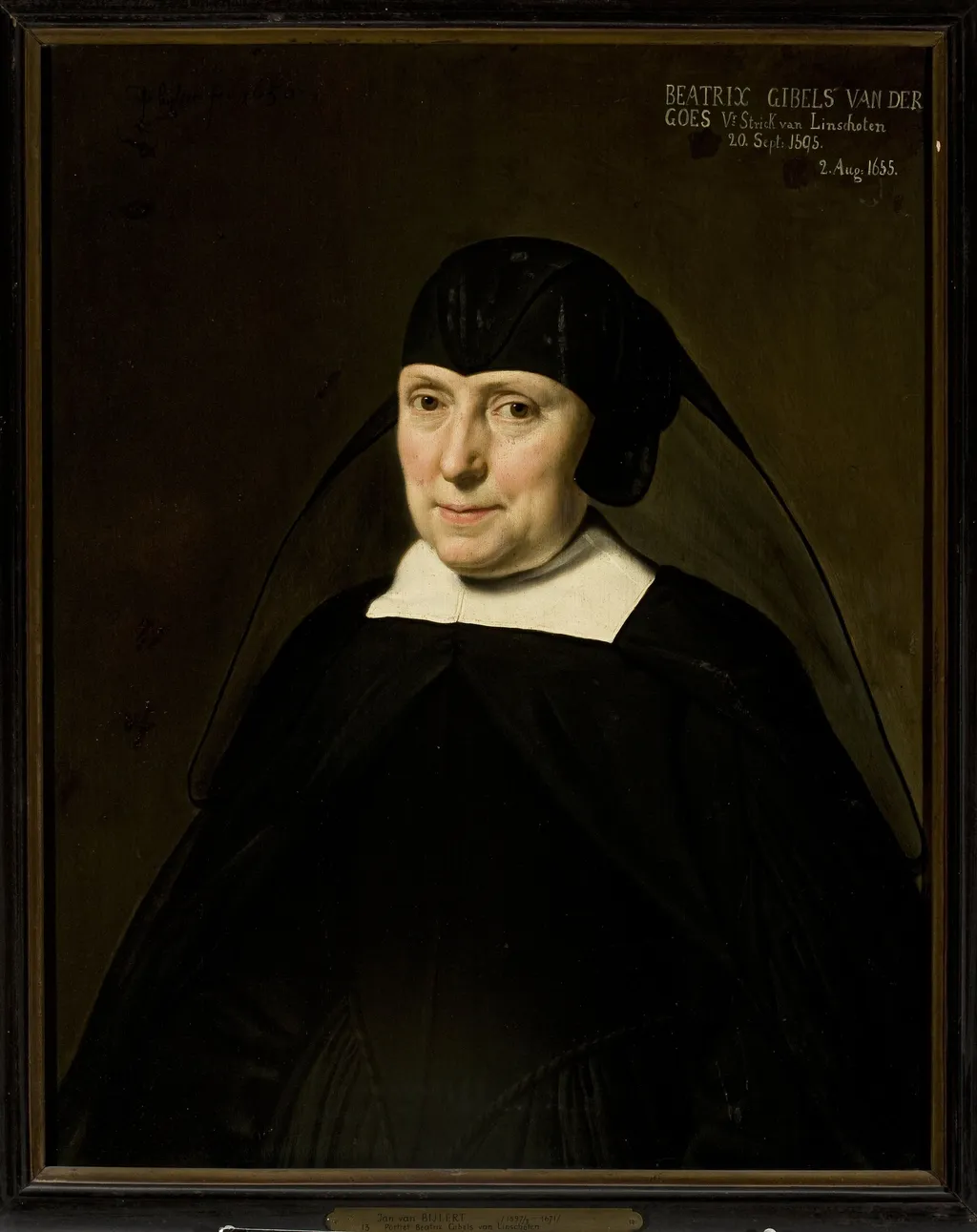 Portrait of Beatrix Gibels van Linschoten, by Jan van Bijlert, oil, 1650