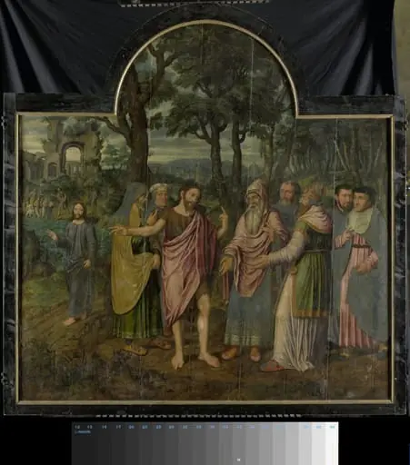 Triptych with Scenes from the Life of St John the Baptist, by Jan van Coninxloo