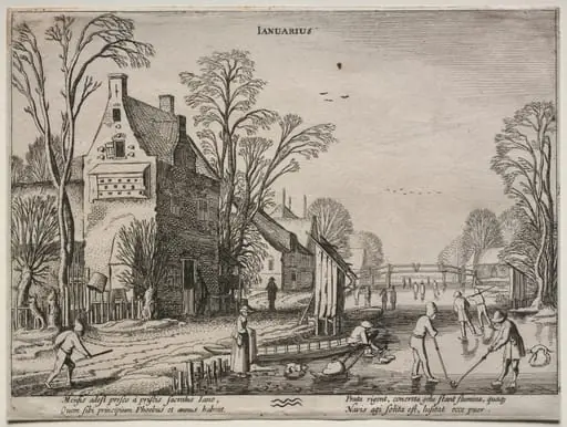 The Twelve Months: January, by Jan van de Velde