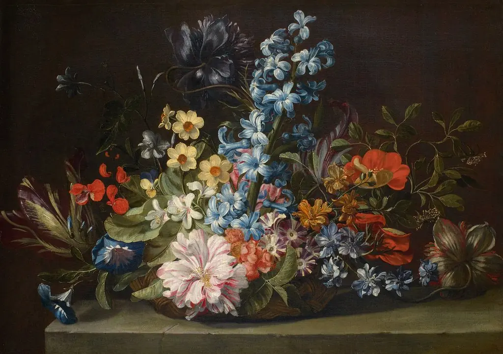 Flower basket, by Jan van den Hecke