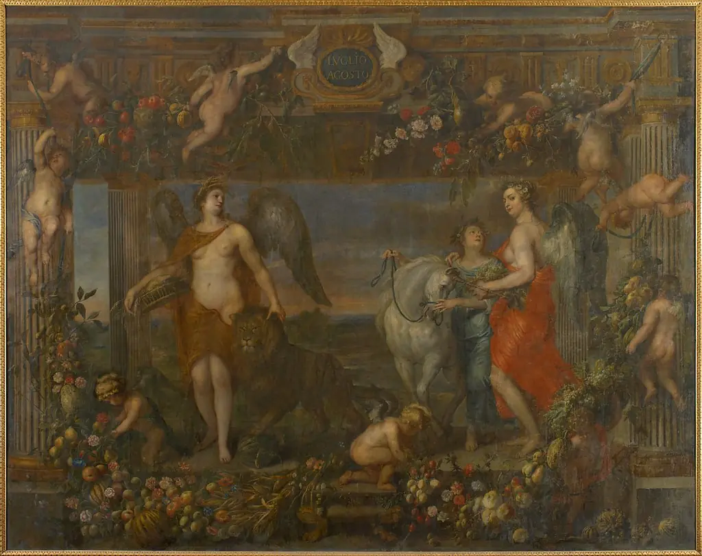 The months july and august, by Jan van den Hoecke