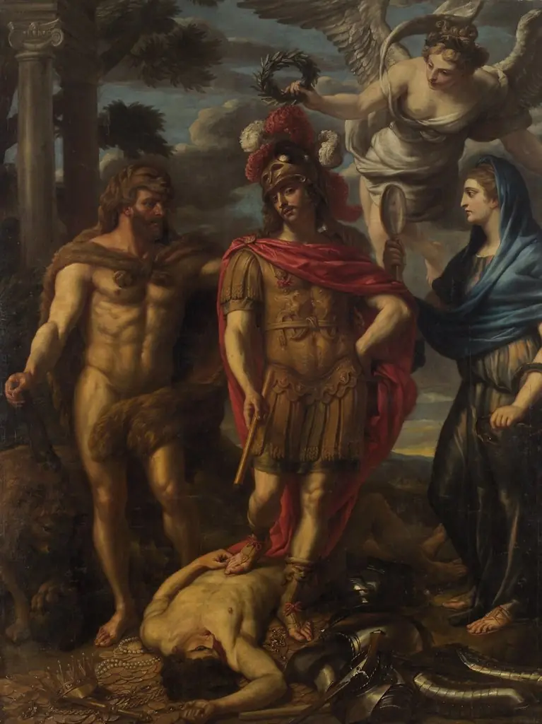 Virtue Overcoming Avarice, by Jan van den Hoecke
