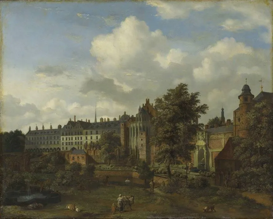 The Old Palace of Brussels, by Jan van der Heyden, unspecified, 1665