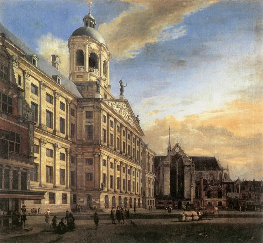 The Town Hall of Amsterdam, by Jan van der Heyden