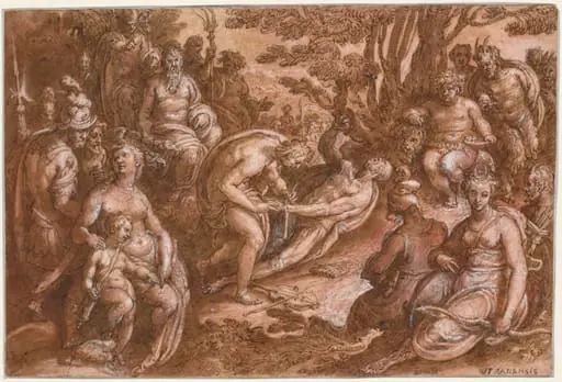 The Flaying of Marsyas, by Jan van der Straet, called Johannes Stradanus