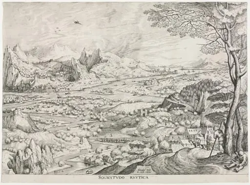 The Large Landscapes: Solicitudo Rustica, by Jan van Doetechum