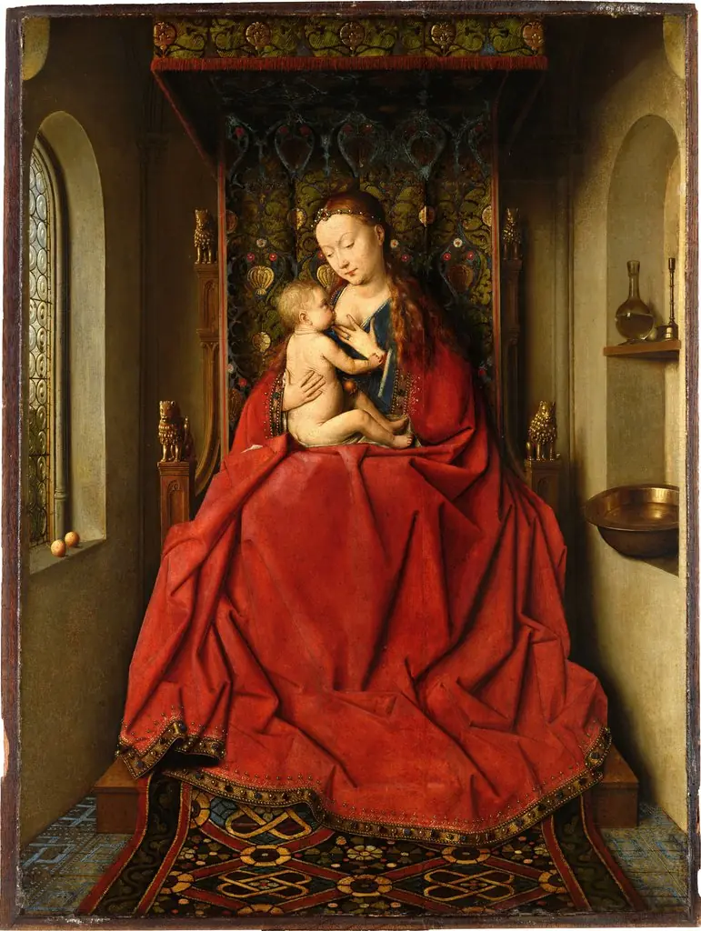 Lucca Madonna, by Jan van Eyck