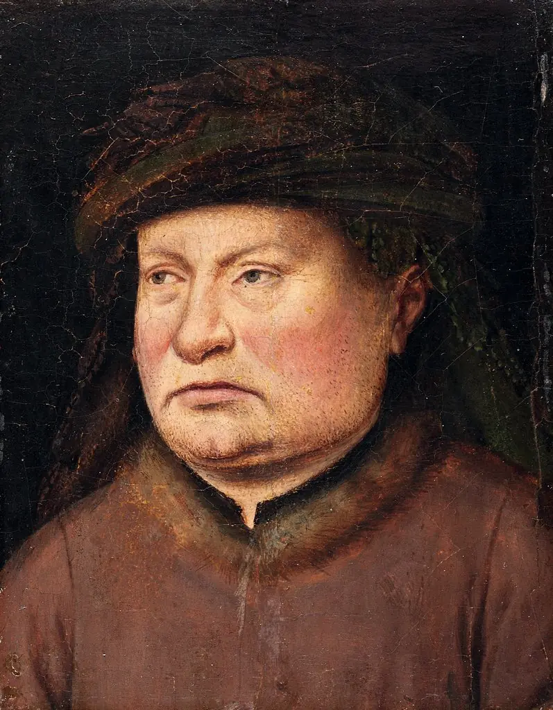 Portrait of a man, by Jan van Eyck