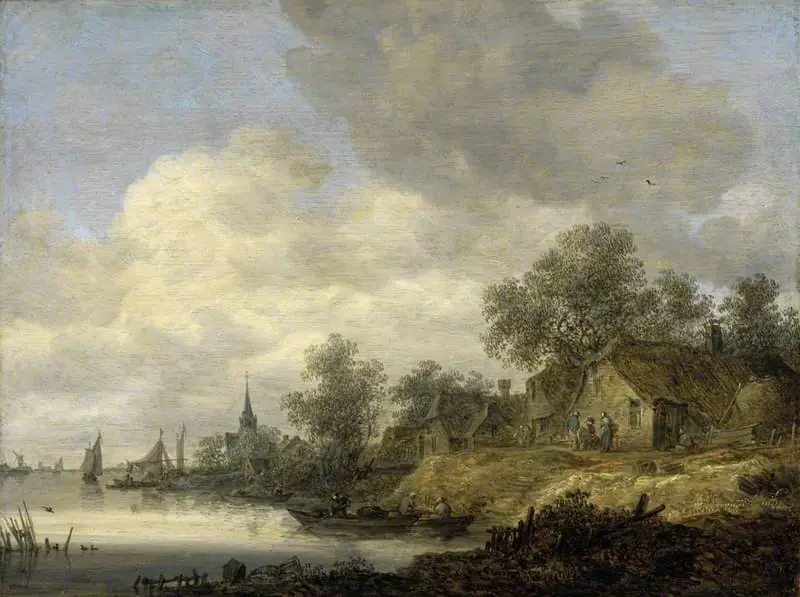 A River Scene, by Jan van Goyen