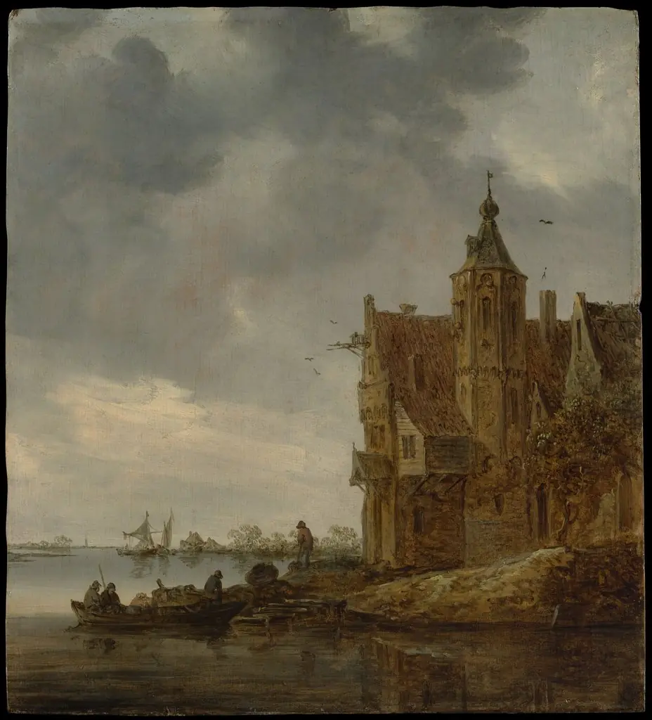 Country House near the Water, by Jan van Goyen, 1646