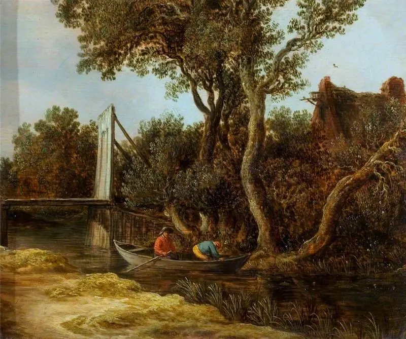 Landscape with a Stream, by Jan van Goyen