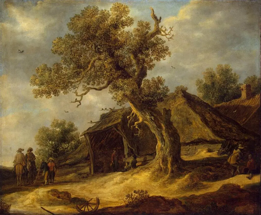 Landscape with Oak, by Jan van Goyen
