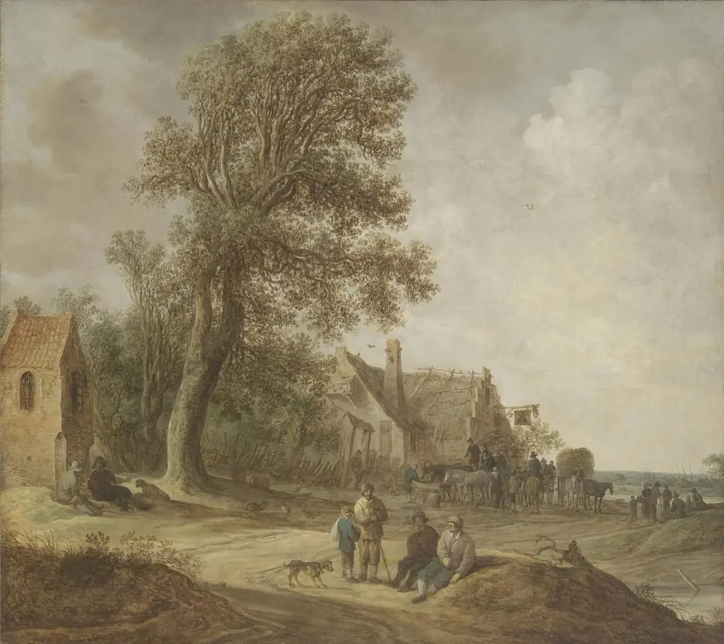 Peasants Resting before an Inn
