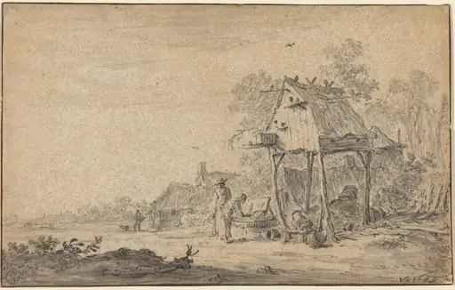 River Landscape, by Jan van Goyen